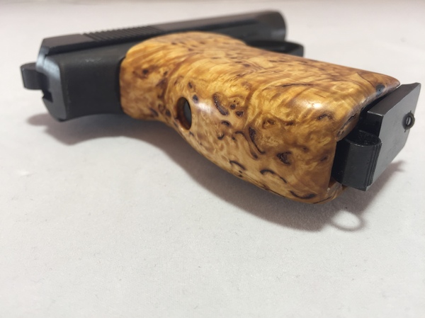 Рукоятка на "Макаров" из карельской берёзы (ручная работа) Мр8013т, Травматическое оружие, Пистолеты, Ручная работа, Рукоятка, Длиннопост, Пистолет Макарова, Карельская береза