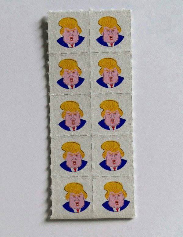 Good luck with the trip, America! - Politics, Elections, US elections, Donald Trump, Drugs, Stamps, 
