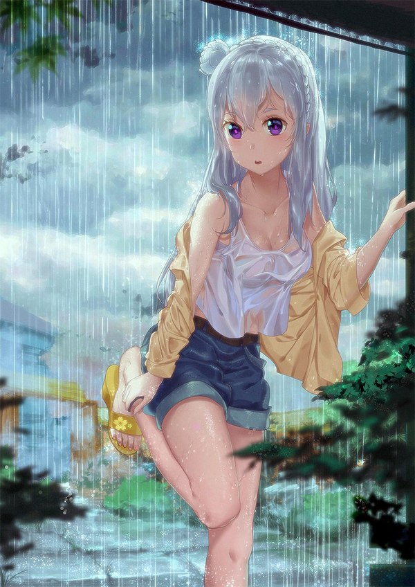 Emilia , Anime Art, Re:Zero Kara, Emilia