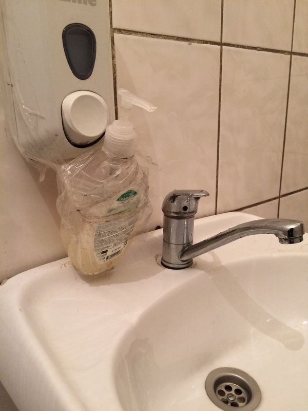 So it will come down! - My, Soap, Ulan-Ude, Wash basin