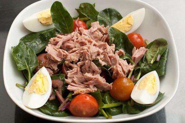 tuna salad - A fish, Salad, Eggs, Tomatoes, Onion, Recipe, Cook's Diary, Longpost