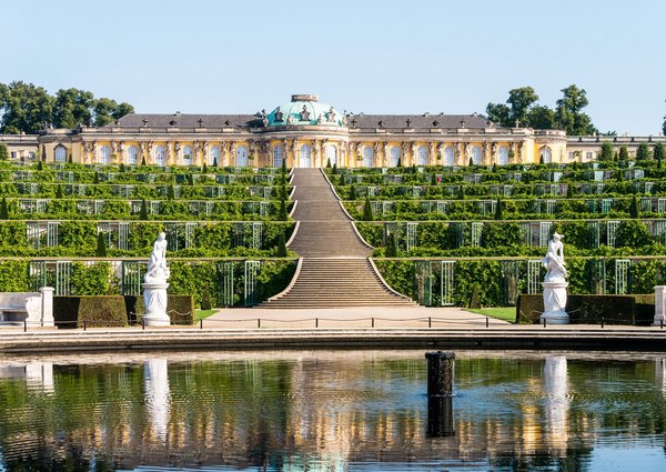 Sanssouci Palace Potsdam, Germany - Castle, Stairs, beauty, Germany