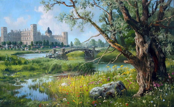 Works by artist Vladimir Zhdanov. - Vladimir Zhdanov, Artist, Painting, Landscape, Longpost