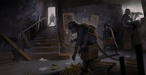 Banana Republic by Michal Lisowski. - Michal Lisowski, Digital, Art, A selection, Longpost