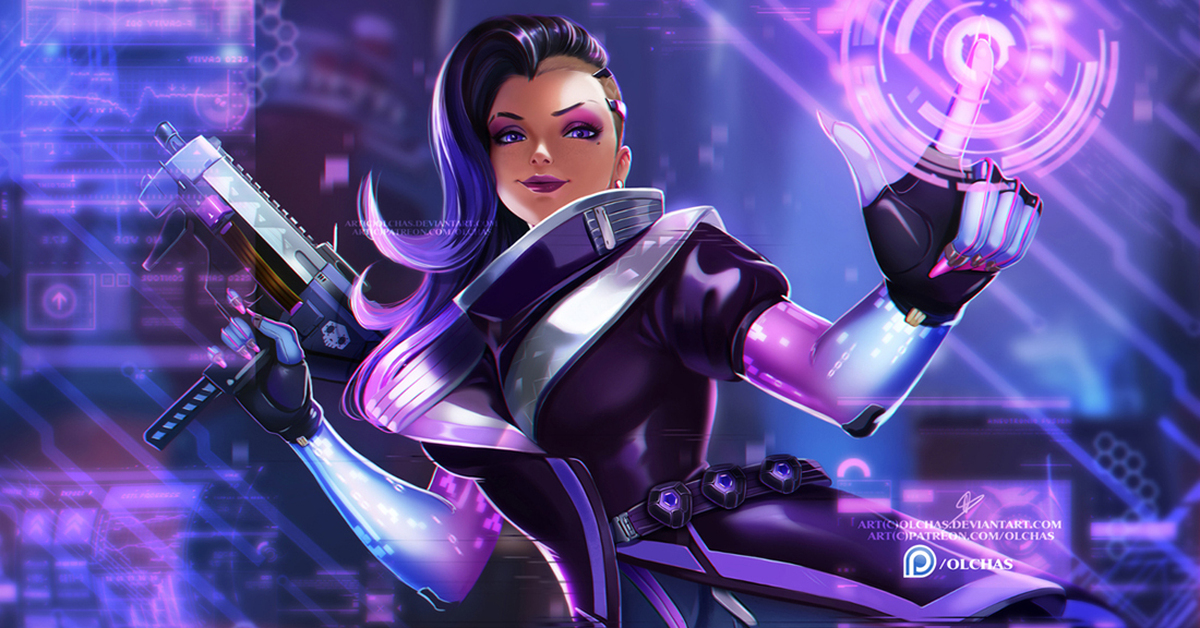 Sombra Overwatch Art