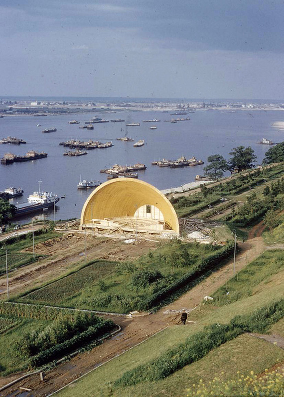 Summer stage shell near the Volga in Nizhny Novgorod. - Nizhny Novgorod, , Old photo, Kindness, Nostalgia, Summer, Longpost