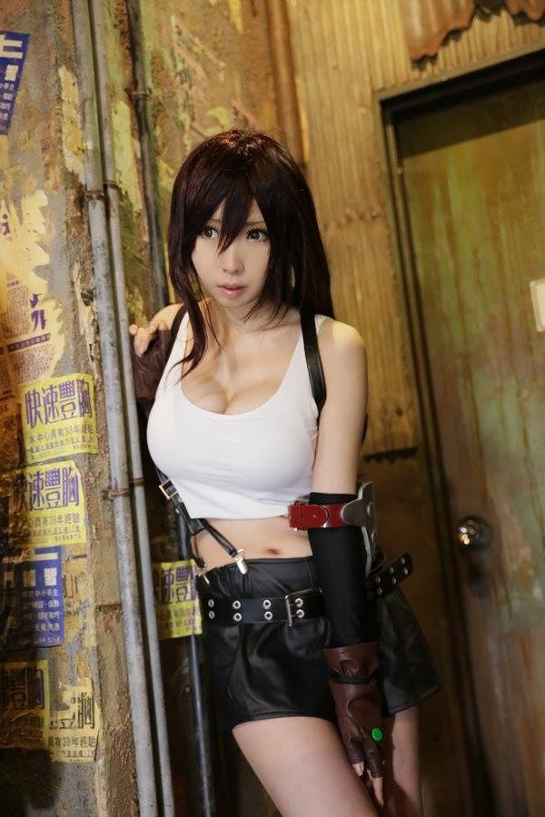 Тифа Локхарт (Final Fantasy VII) - Косплей, Азиатский косплей, Final Fantasy, Final Fantasy VII, Tifa Lockhart, Длиннопост