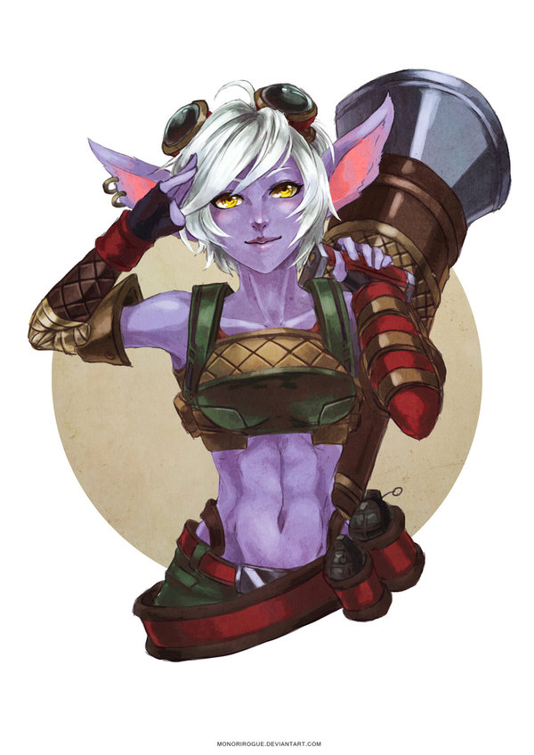  , League of Legends, Anime Art, Tristana