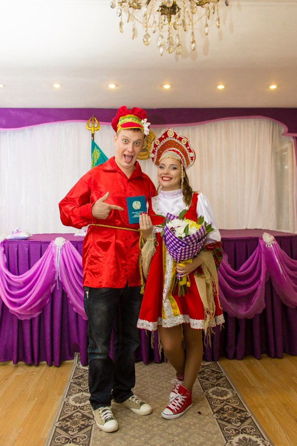 This is how a friend got married in an original way) - Wedding, Friend, Russians, Costume, My, Almaty, Kazakhstan, Longpost