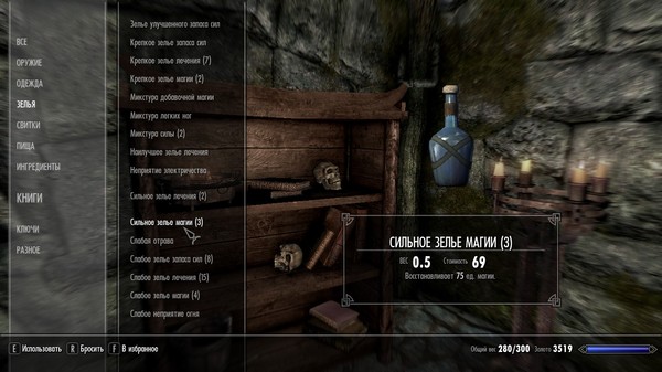 Strong potion, I will never use it of course - The Elder Scrolls V: Skyrim, Statement, Sergey Druzhko, RPG, 