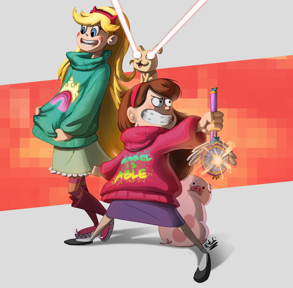Star Vs The Forces Of Mabel Etubi92, , , Gravity Falls, Star vs Forces of Evil, Mabel Pines, Star Butterfly
