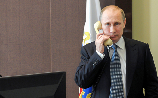 Putin and Trump had their first telephone conversation - Politics, Vladimir Putin, Donald Trump, Telephone conversation, Relationship, Normalization, Kremlinru, RBK