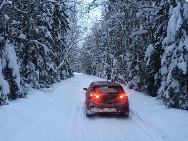 A bit of winter near Vyshny Volochek - Winter, Village, Snow, Russia, , Travels, Longpost