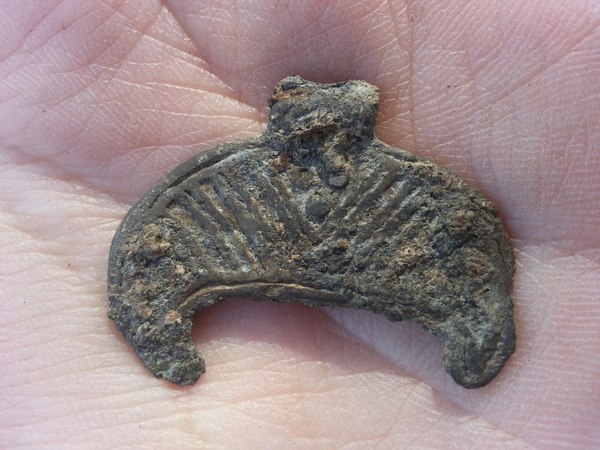 Amulet LUNNITSA - a pleasant find of Starkey Archaeologists - Gorodishche Staraya Ryazan, , Stark, Lunnitsa, Archeology, Slavs