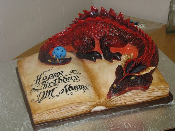 On an almost past wave about cakes - Cake, Birthday, The Dragon, Dungeons & dragons