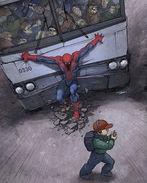 Job for a superhero - Spiderman, Marvel