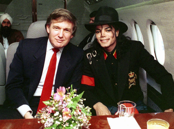 Donald Trump and Michael Jackson, 1990 - Donald Trump, Michael Jackson