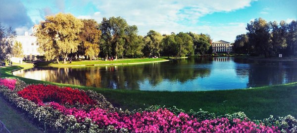 Юсуповский сад (сентябрь 2016) - Моё, Фоткал на лопату, Которой можно снег чистить, Prestigio