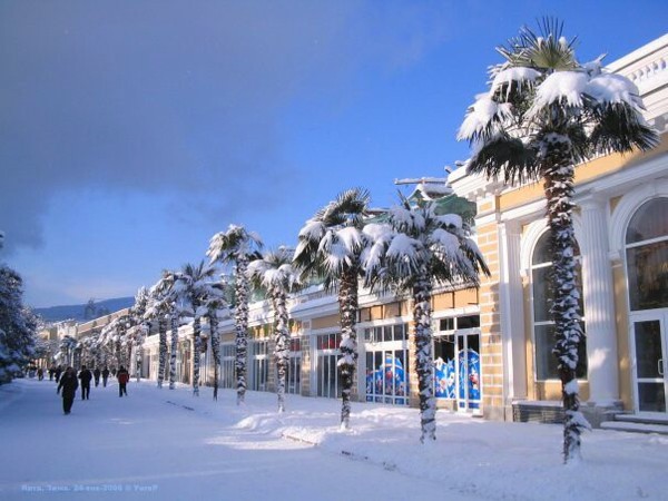 Холодно - Ялта, Зима, Курорт, Длиннопост