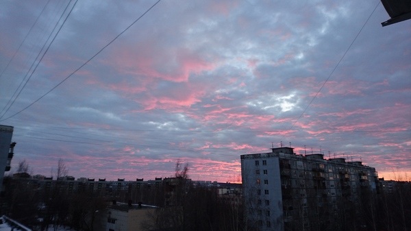 Sky over Nizhny Novgorod - My, Sunset, Clouds, Sky, Nizhny Novgorod, Evening, 