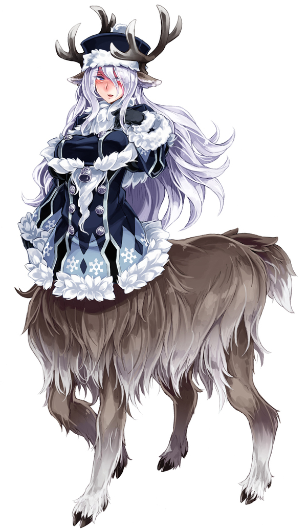 White Horn (Monster Girl Encyclopedia) - , Monster girl, Mge, , Centaur, Anime, Anime art