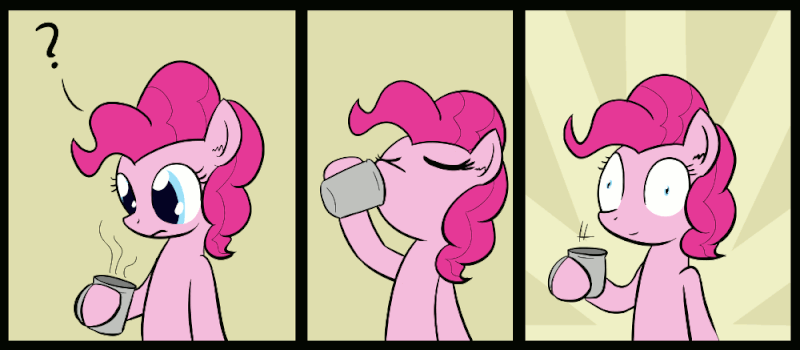 Too much caffeine. - My little pony, Pinkie pie, GIF