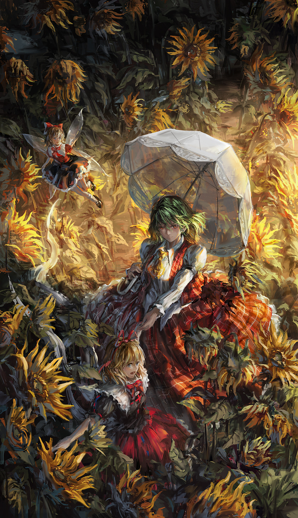 Touhou Project Anime Art, , Touhou, Medicine Melancholy, Kazami Yuuka, Stu DTS