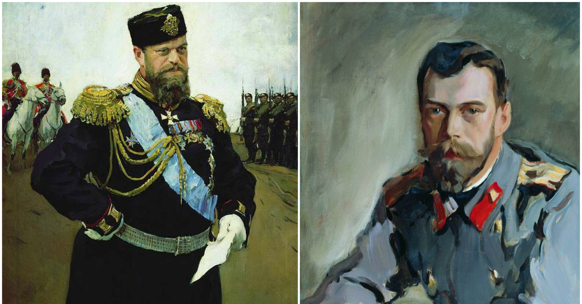 Портрет николая 2 серов описание картины