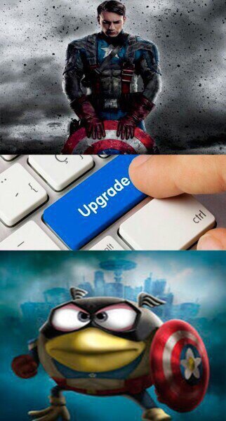 Upgrade - Upgrade, , Smeshariki, Captain America