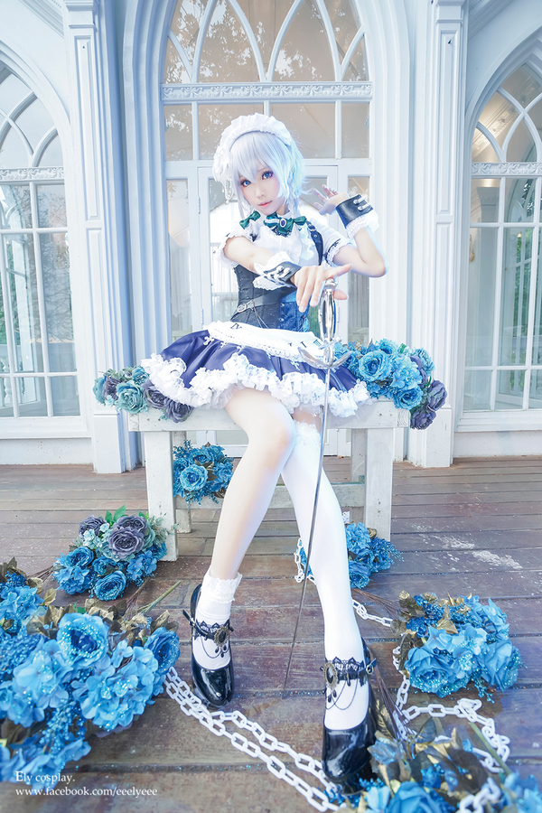 Ely Cosplay.Sakuya Izayoi. Ely Cosplay, Sakuya, Izayoi, , , , Loli, 