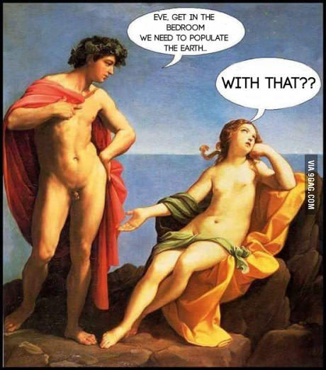 And they could die - NSFW, Short-barreled, Eve, Adam, 9GAG