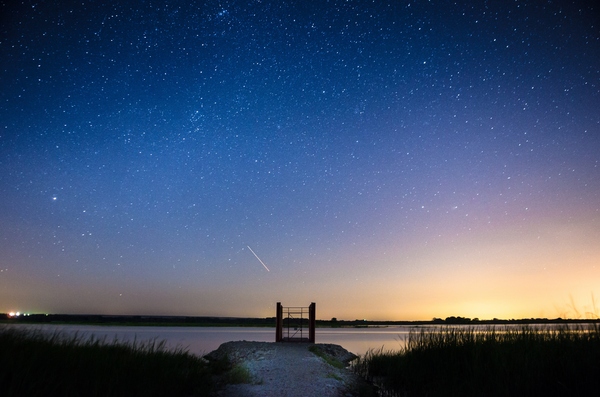 After sunset - My, The photo, Astrophoto, Night, Nature, Volga river