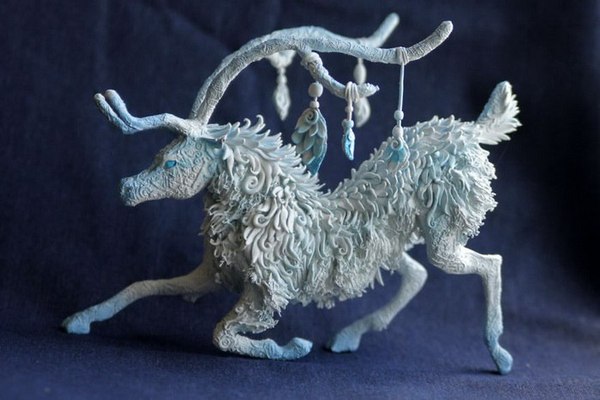 Fantasy animals from a Russian master - Fantasy, Animals, , Polymer clay, Longpost