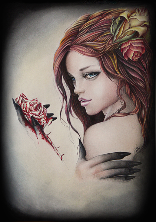 Wolf &amp; bloody rose