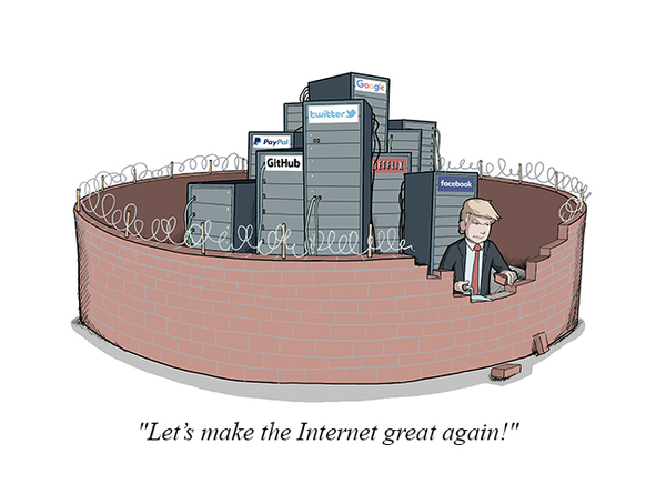 Trump's Plan for a Better Internet - Donald Trump, Commitstrip, IT humor, Humor