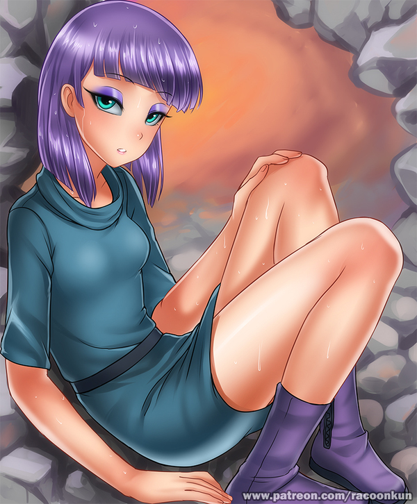 Stone sauna - My little pony, Maud pie, Humanization, Racoonkun