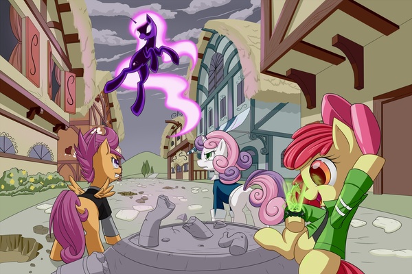 CMC Alien Force - My little pony, Cutie mark crusaders, Ben 10, , Crossover, Crossover, Dstears