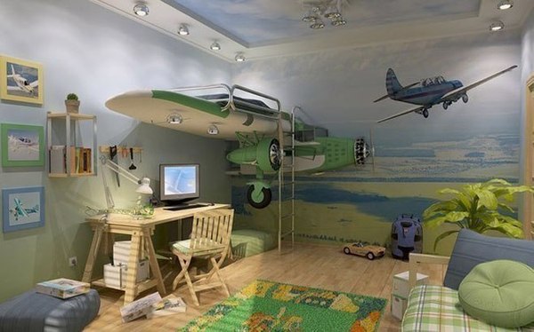 Children's room of the future pilot - Airplane, Interior, Games room, Not mine