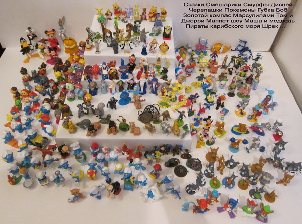 Little monuments to cartoons - My, Kinder Surprise, Collection, Toys, Cartoons