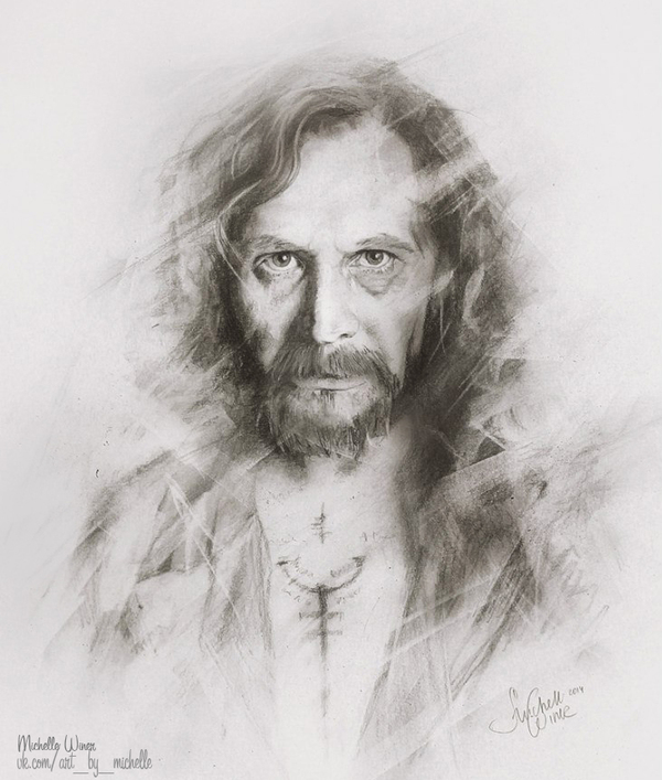 Sirius Black - My, Harry Potter, Sirius Black, Art, 