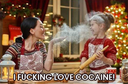 The holiday comes to us! - New Year, Mum, Cocaine