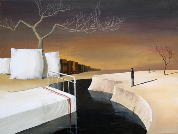 REM SLEEP PHASE. 2014 Oil on canvas. 60 x 50 cm. - My, Pillow, Closet, Painting, Surrealism