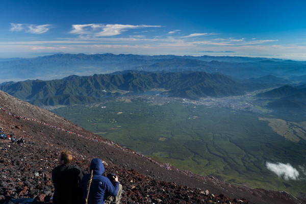 Queue to heaven - My, Fujiyama, Japan, The mountains