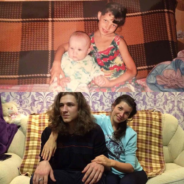 And time flies. 21 years have passed. Me and my cousin. - My, Retrospective, Through time, Relatives