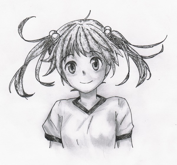 Amy from Katava. - My, Emi Ibarazaki, , Katawa shoujo, Emi Ibarazaki, Anime art