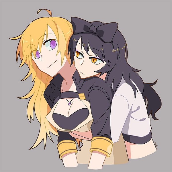 Yang x Blake RWBY, Anime Art, Blake Belladonna, Yang Xiao Long, ,  