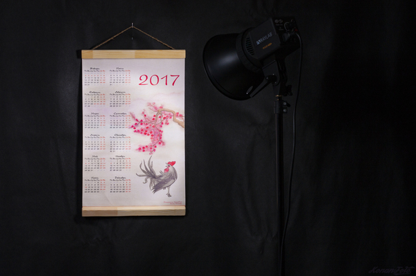 On the wave of posts about calendars - My, The calendar, , New Year, Presents, Handmade