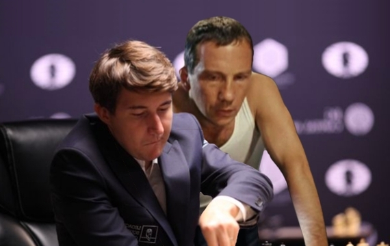 Go horse - Savely Kramarov, Sergey Karjakin, Gentlemen of Fortune, Chess