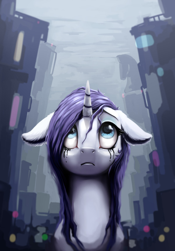 I let you down... - Rarity, PonyArt, My little pony