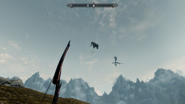 Five minutes - the flight is normal! - My, , Flight, Bug, Skyrim, The Elder Scrolls V: Skyrim